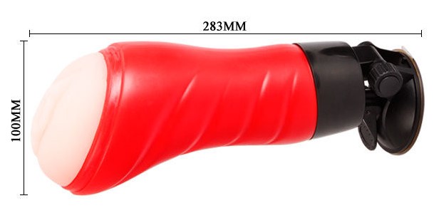 CRAZY BULL - VAGINA WITH VOICE MASTURBATOR BASE rozměry